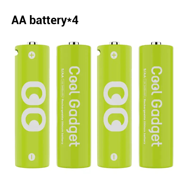 Bateria de íon de lítio recarregável AA/AAA tipo C